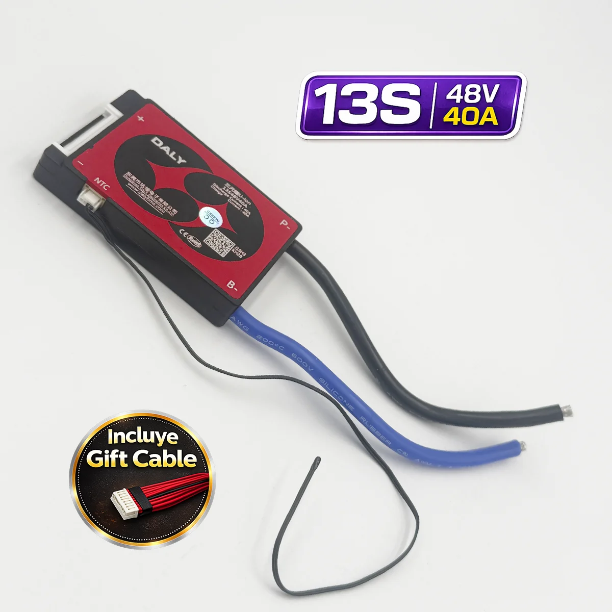 BMS DALY 13S 48V 40A para baterías Li-ion - Imagen 2