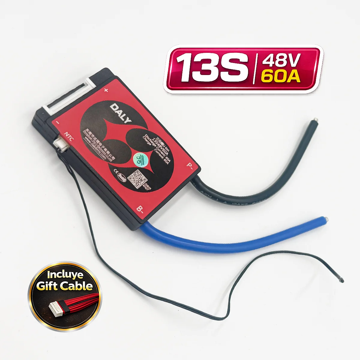 BMS DALY 13S 48V 60A para baterías Li-ion - Imagen 2