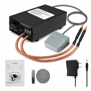Soldador por puntos portátil 8000W para baterías 18650 y 21700 con pedal